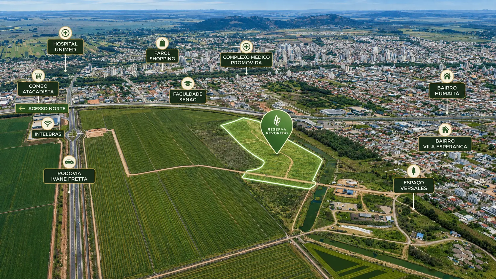 Localização do Reserva Revoredo